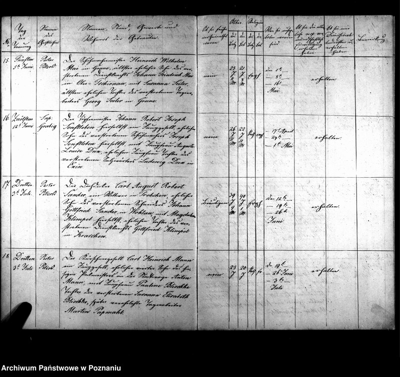 Obraz 7 z jednostki "Duplikat der Getrauten, Gebornen u. Verstorbenen"