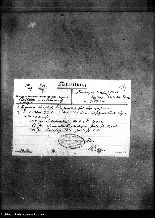 Obraz 18 z jednostki "Sztuczne nawozy zaprzedane w czasie od 1.10.17 - 1.4.1918"