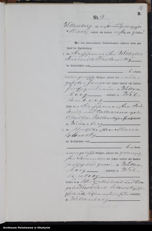 image.from.unit.number "Heiraths-Neben-Register Nr 1 - 25"