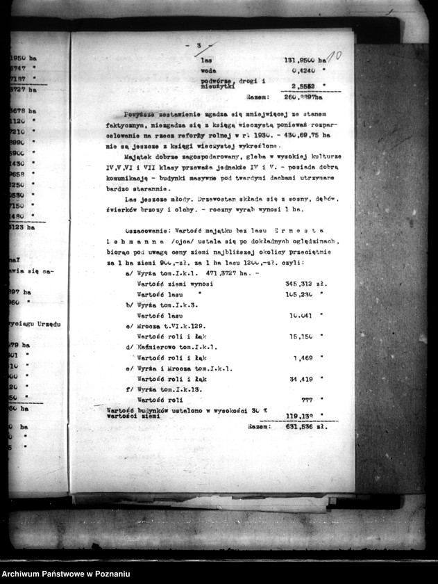 Obraz 15 z jednostki "Majątek Wyrza-Matyldzin powiatu wyrzyskiego parcelacja oddłużeniowa"