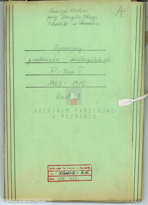 Obraz 4 z jednostki "Życiorysy powstańców wielkopolskich: P - tom V /Piotrowski Marcin - Polarek Paweł/."