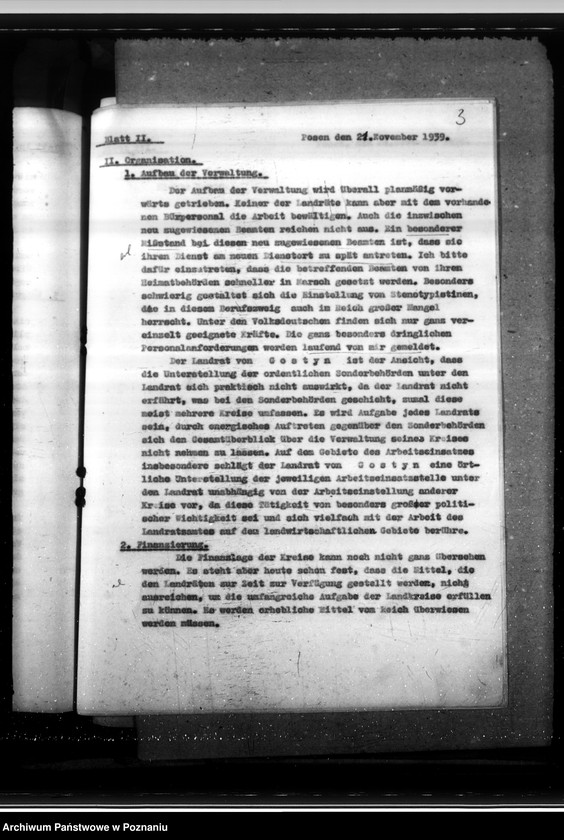 Obraz 6 z jednostki "Lageberichte des Regierungspräsidenten - Posen"