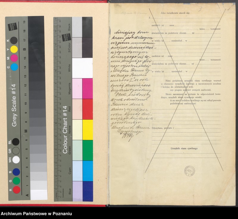 Obraz 3 z jednostki "Księga miejscowa małżeństw tom III [Rejestr główny małżeństw]"