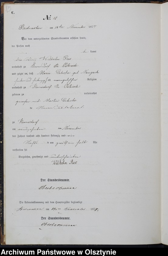 image.from.unit.number "Sterbe-Neben-Register Nr 1 - 28"