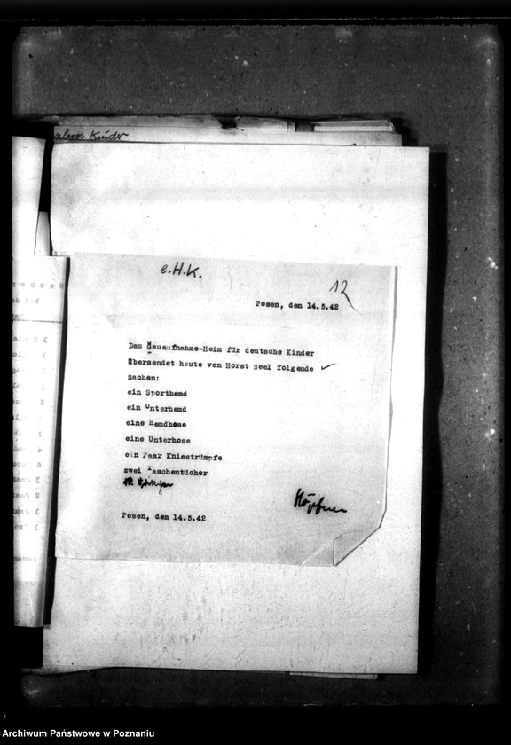 Obraz 16 z jednostki "Ehemalige Heimkinder von 1941 bis 30 V 1942, S-Z. [Przyjęcia i przekazania dzieci, litera S-Z]."