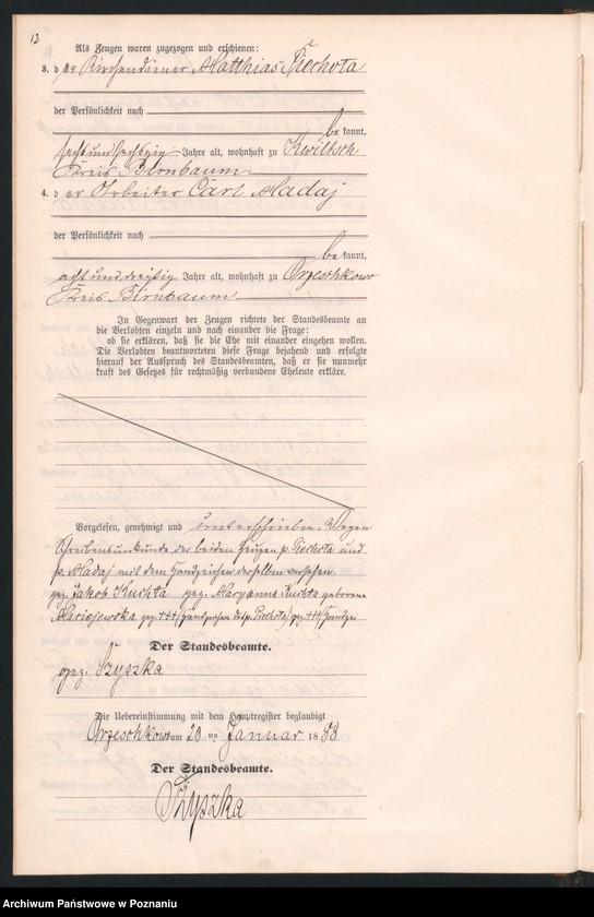 Obraz 15 z jednostki "Księga małżeństw"