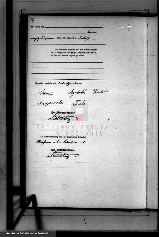 Obraz 17 z jednostki "Księga małżeństw"