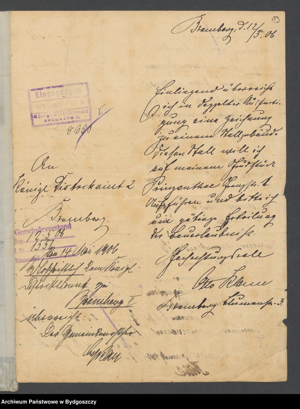 image.from.unit.number "Dom katolicki parkan - budowa; właś. Parafia św. Trójcy; ul. Grenzstr., Plauenerstr. [Wilczak] 2"