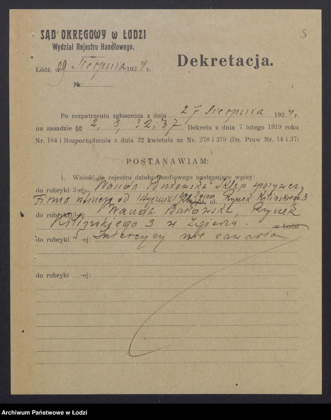 Obraz 7 z jednostki "Wanda Bukowska- sklep spożywczy"