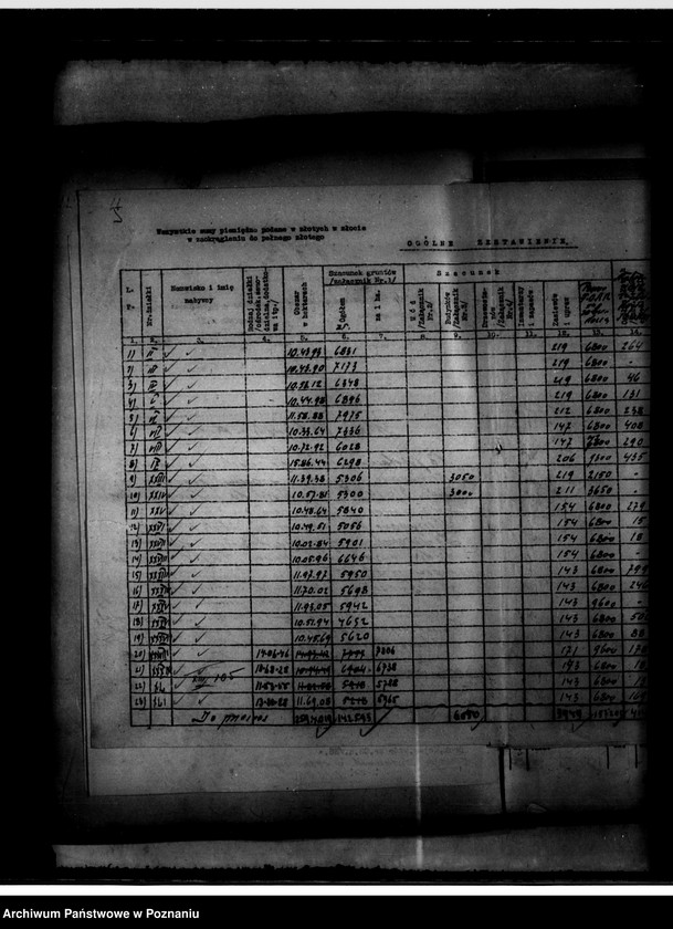 Obraz 8 z jednostki "Operat szacunkowy Jabłonowo powiat chodzieski i tymczasowy rejestr pomiarowy"