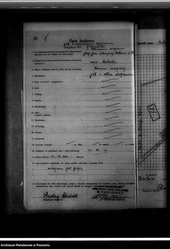 Obraz 14 z jednostki "Zatwierdzenie projektu zakładu przemysłowego ogrodnictwa A. Mielocha w Białej Górze powiat poznański"