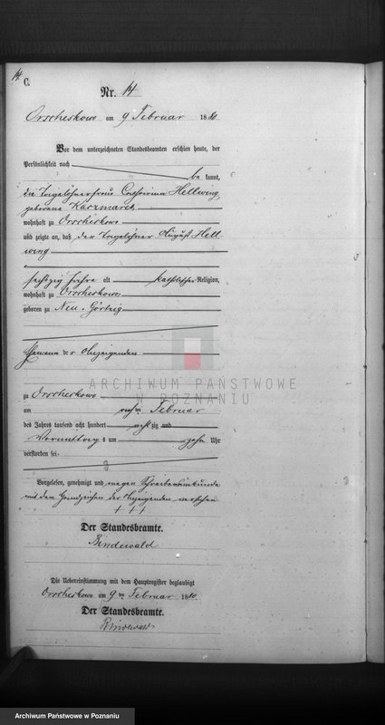 Obraz 16 z jednostki "Księga zgonów"