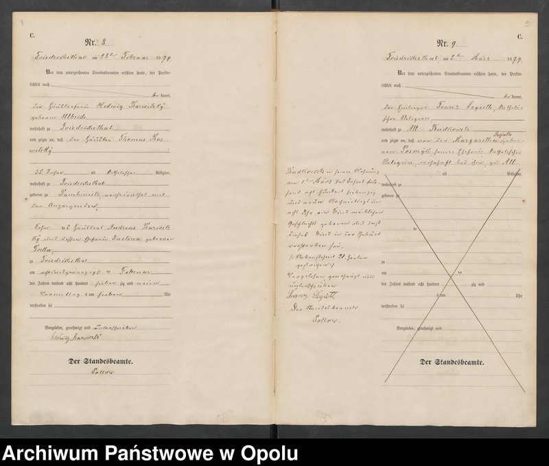 image.from.unit.number "Sterbe-Haupt-Register des Standesamts Alt Budkowitz pro 1879"