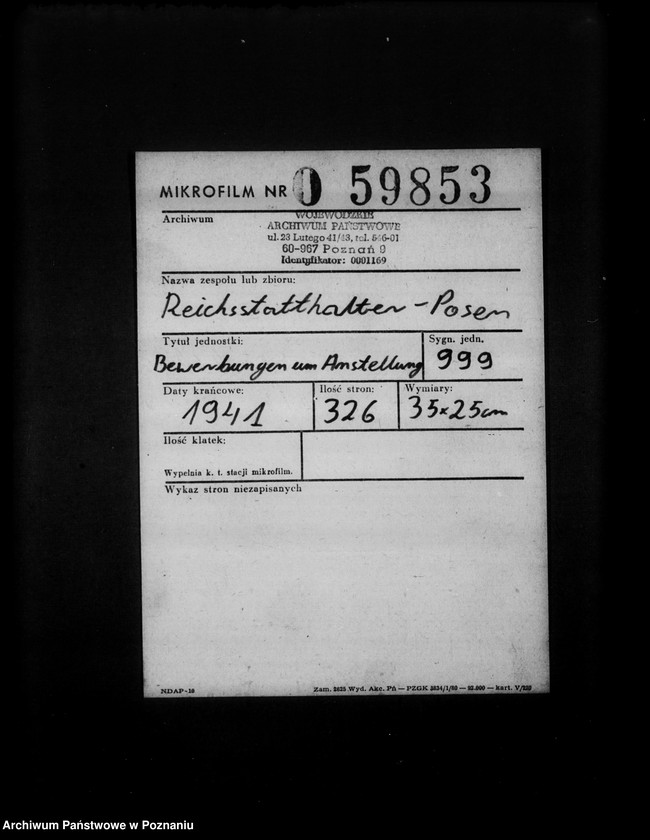 Obraz 2 z jednostki "Bewerbungen um Anstellung"