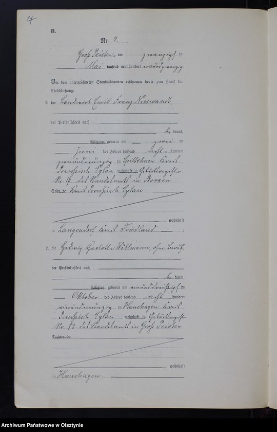 image.from.unit.number "Heiraths-Neben-Register Nr 1 - 16 [ Księga małżeństw - wtóropis ]"