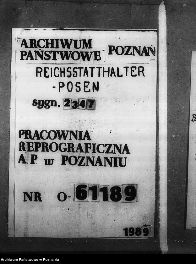 Obraz 1 z jednostki "Planstellenüberwachungslisten"