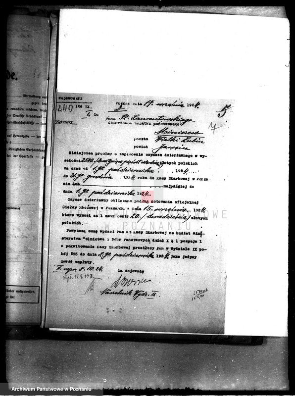 Obraz 11 z jednostki "Akta dotyczące czynszu dzierżawnego majętności Miniszew"