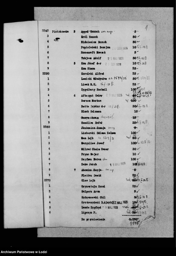 Obraz 4 z jednostki "Rejestr poborczy"