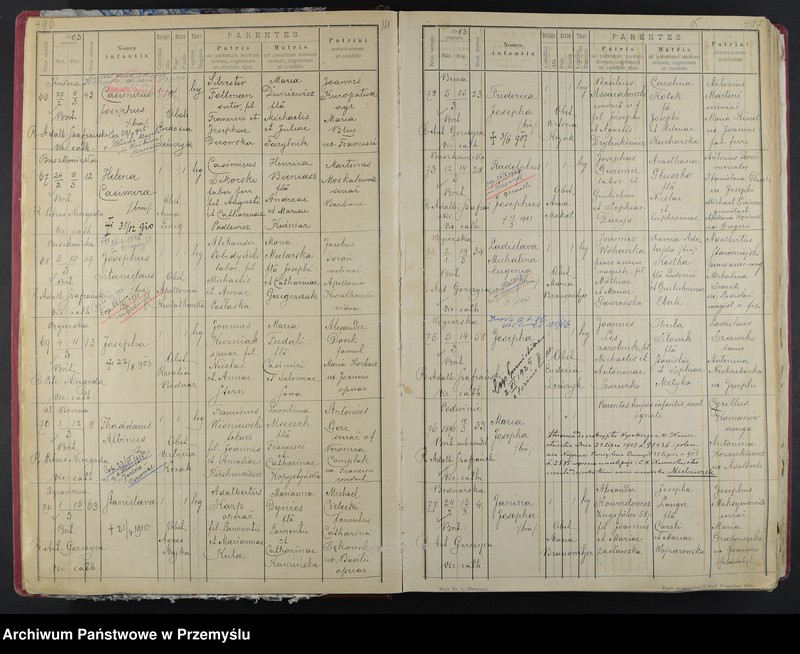 Obraz 12 z jednostki "Księga urodzeń Zasanie"