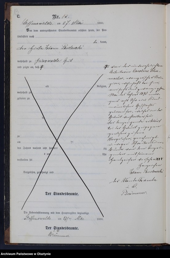 image.from.unit.number "Sterbe-Neben-Register Nr 1 - 38"