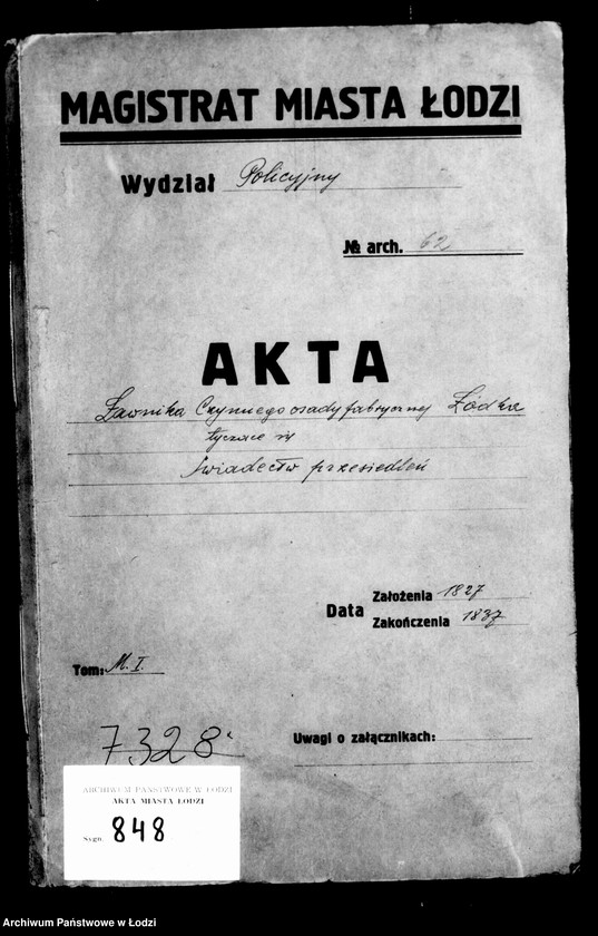 Obraz 4 z jednostki "Akta tyczące się świadectw przesiedleń"