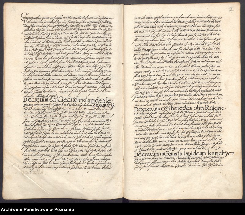 Obraz 11 z jednostki "Acta consulatus Posnaniensis."