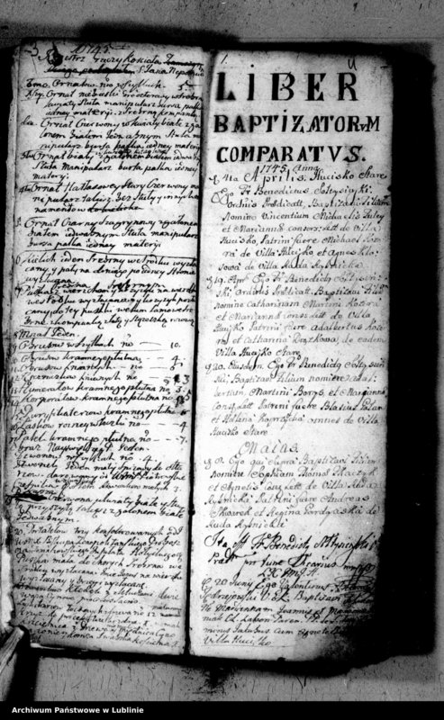 Obraz 5 z jednostki "Liber baptisatorum, copulatorum et mortuorum"