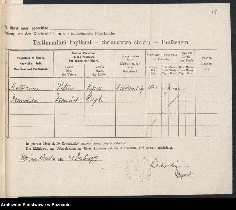 image.from.unit.number "Standesamtes Urkunden betreffends Sammelacten für Heiratssachen"