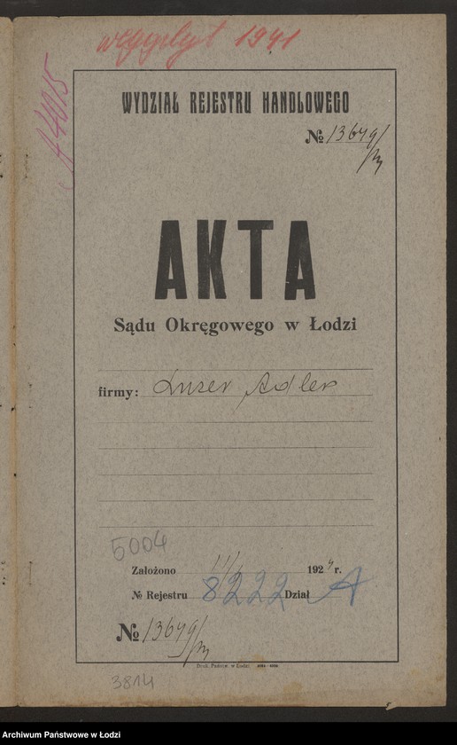 Obraz 2 z jednostki "Luzer Adler- skład materiałów opałowych"