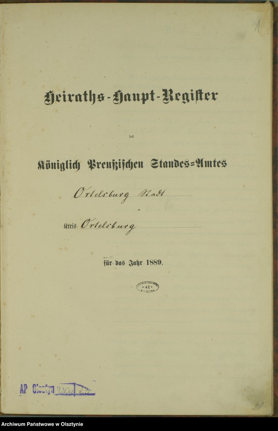 image.from.unit.number "Heiraths-Haupt-Register Nr 1 - 14"