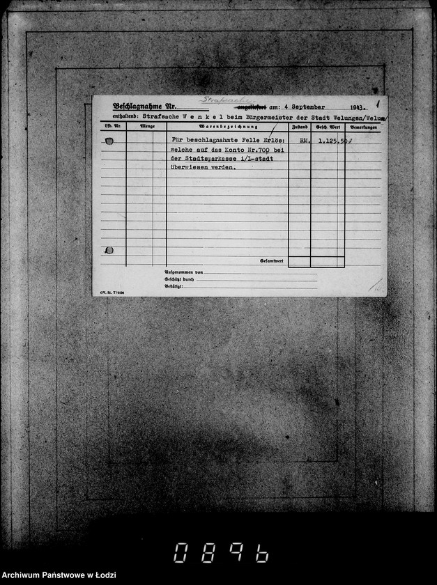 Obraz 5 z jednostki "Beschlagnahme Strafsachen"