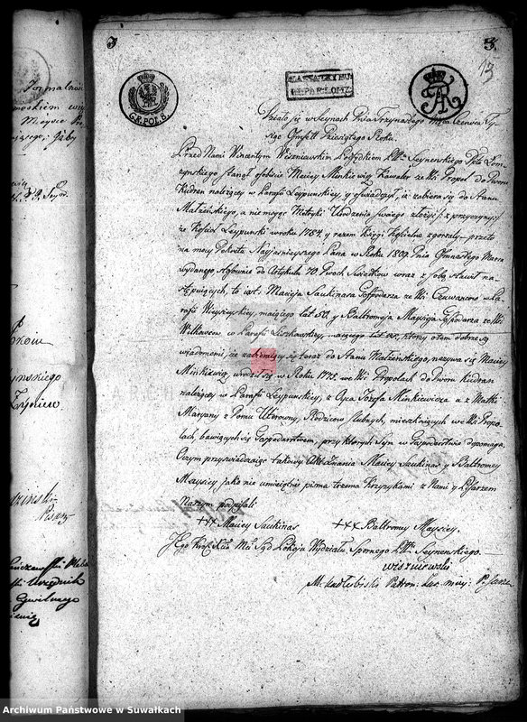 image.from.unit.number "Aneksa Gminy Lejpuńskiej 1810. 1811 r."