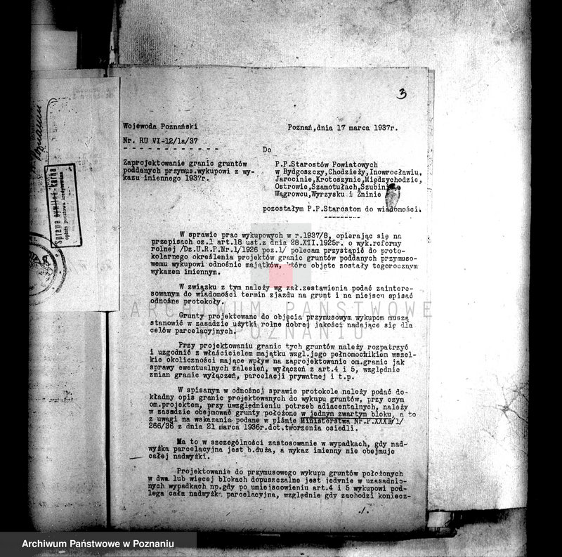 Obraz 7 z jednostki "Przymusowy wykup majątków: Stołężyn, Wapno, Panigródz i Rusiec powiatu wągrowieckiego i żnińskiego"