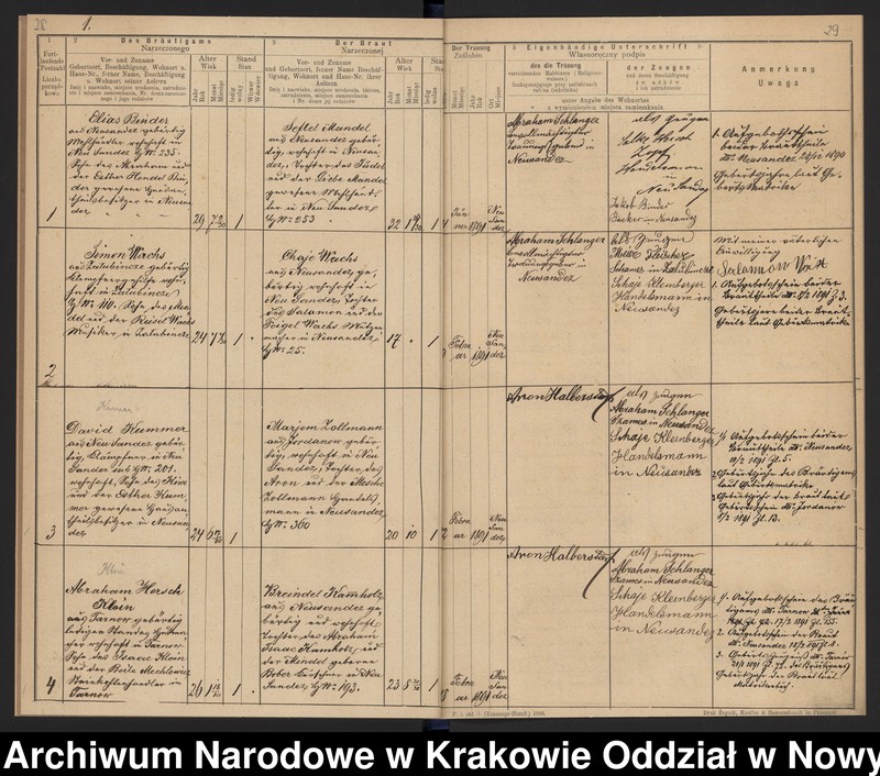 Obraz 9 z jednostki "Księga małżeństw"