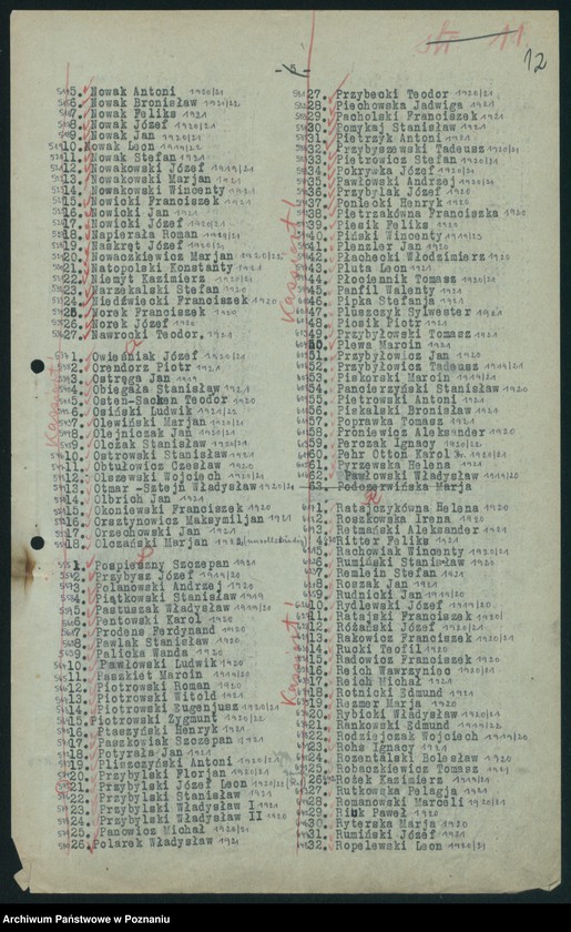 Obraz 14 z jednostki "Wykaz akt Urzędu Walki z Lichwą i Spekulacją w Poznaniu oraz ekspozytur i inspektoratów"