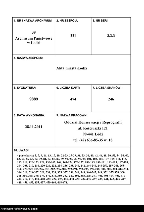Obraz 1 z jednostki "[Księga ludności stałej Łódź nr 1269-1445]"