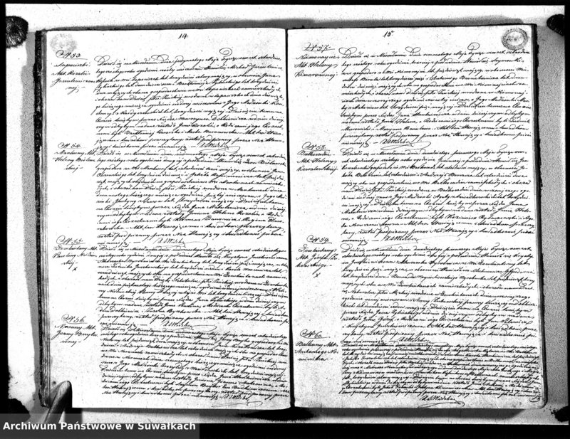 image.from.unit.number "Księga Duplikat Aktów Urodzonych, Umarłych i Zaślubionych sporządzony na Rok 1846 Mirosław"
