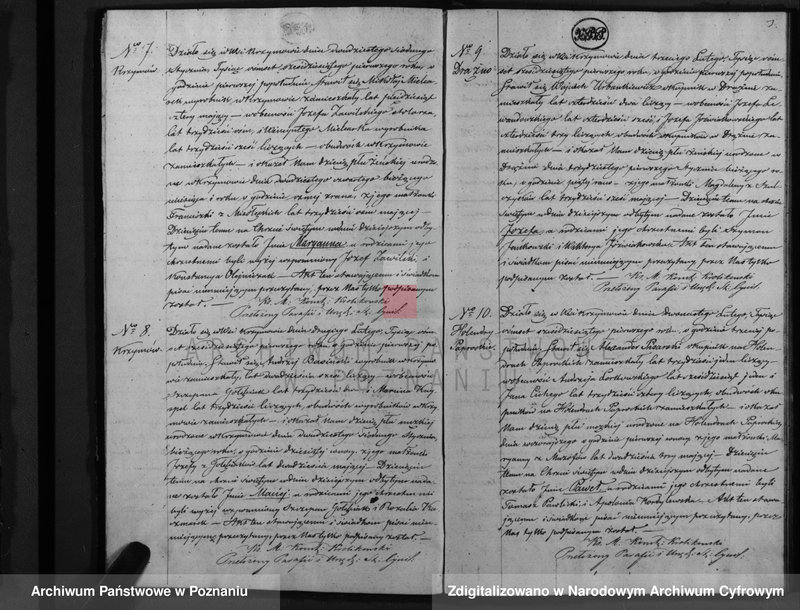 Obraz 5 z jednostki "Duplikat aktów urodzeń, małżeństw i zgonów"