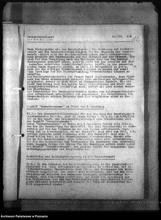 Obraz 17 z jednostki "Nachrichtendienst für das Bauwesen"