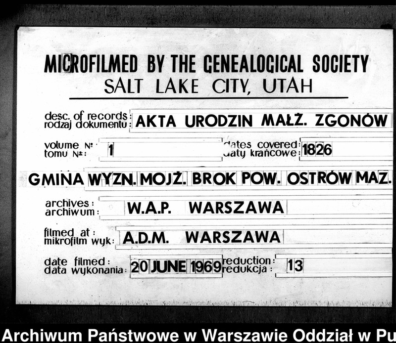 image.from.unit.number "Akta urodzeń, małżeństw i zgonów"