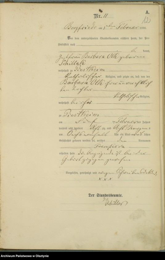 image.from.unit.number "Geburts-Haupt-Register Nr 1 - 110"
