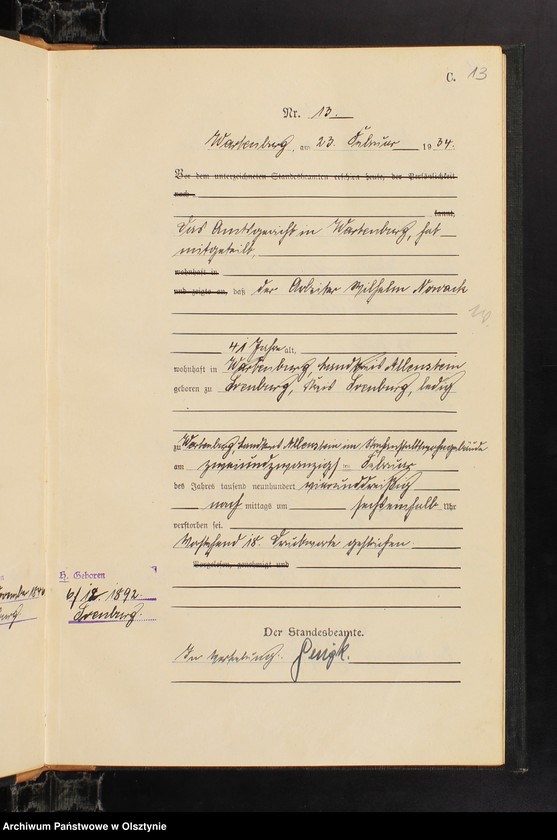 image.from.unit.number "Sterbe-Haupt-Register Nr 1 - 98"