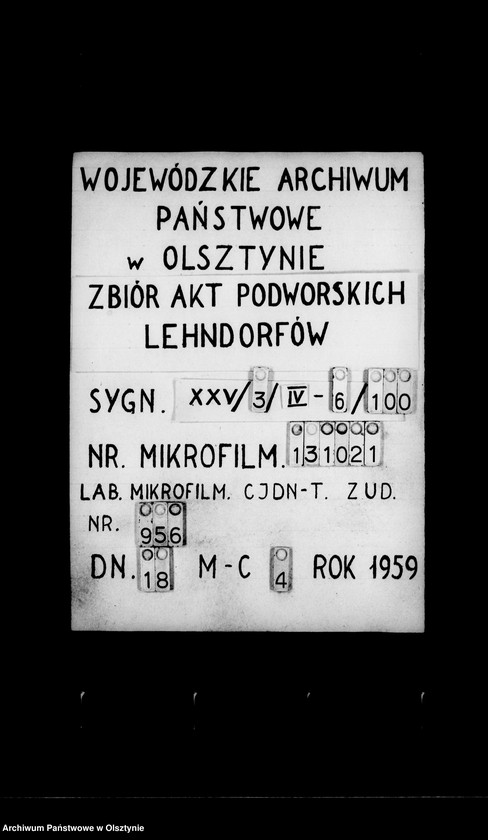 image.from.unit.number "Verzeichniss der Areal- extension der Henriette Schlippenbach- Sermageschen Güter "Heiligen- Kreutz" in Kroatien mit den jährlichen fixen Erträgen"