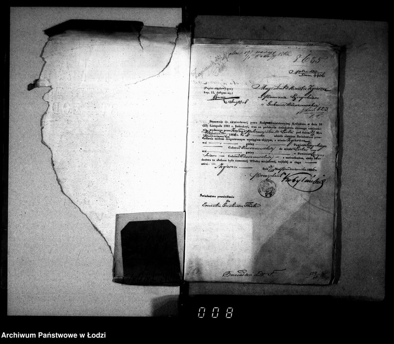 Obraz 6 z jednostki "Akta w przedmiocie świadectw przesiedleń"