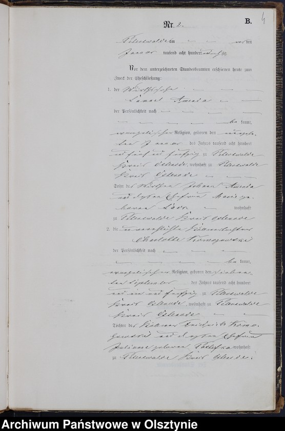 image.from.unit.number "Heiraths-Neben-Register Nr 1 - 28"