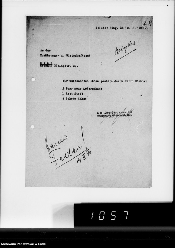 Obraz 13 z jednostki "Beschlagnahmen auf den Baluter Ring"