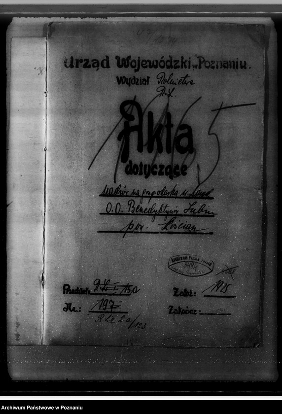 Obraz 4 z jednostki "Nadzór nad gospodarką w lasach O.O. Benedyktynów w Lubiniu powiat kościański"