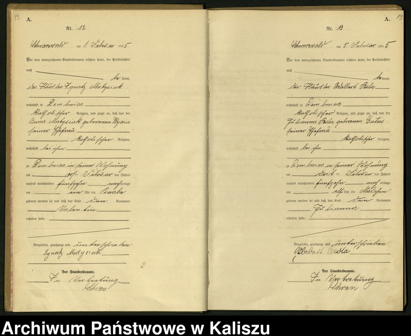 Obraz 10 z jednostki "[Księga urodzeń]"