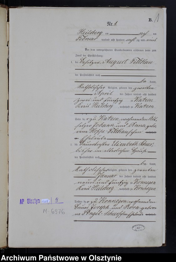 image.from.unit.number "Heiraths-Haupt-Register Nr 1 - 24"