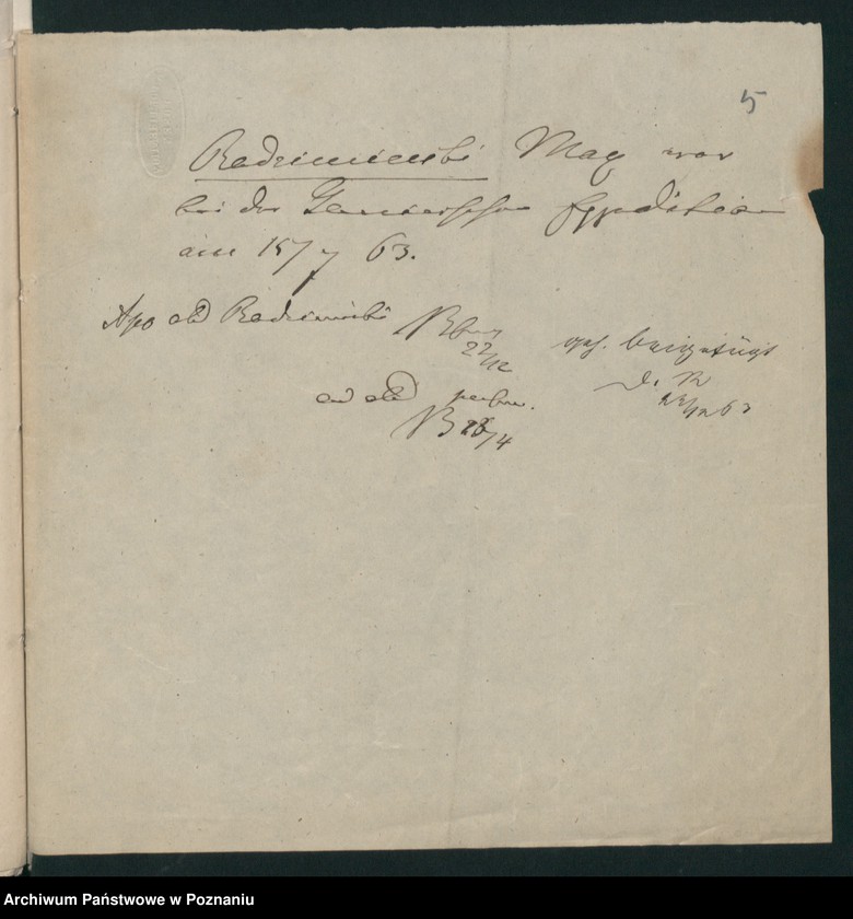 Obraz 9 z jednostki "A. betr. Max von Radzimiński, Gutsbesitzer"